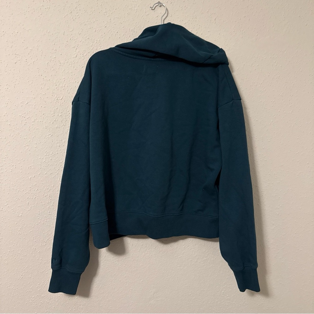 Pact Full Zip Up Hoodie Women’s XL Teal - Picture 4 of 4
